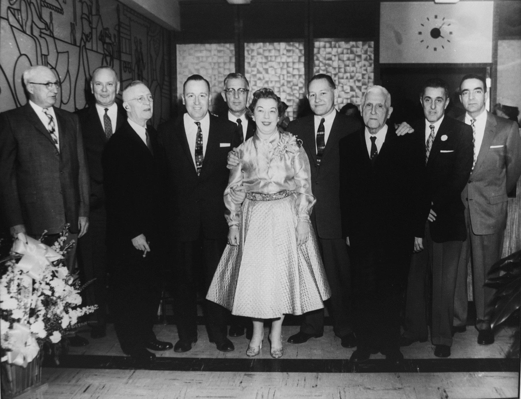 Executives and Board at branch opening