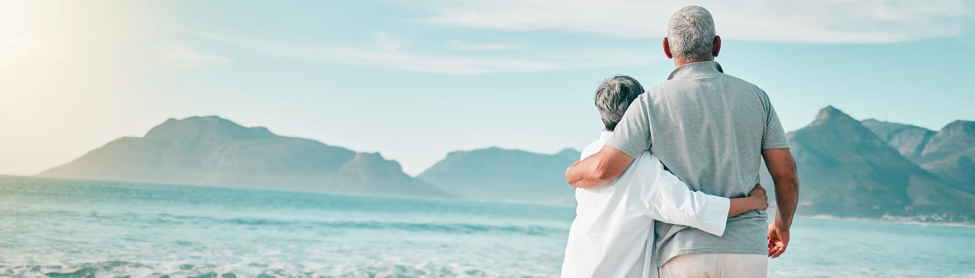 older couple looking at the view